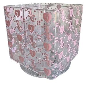 Juicy Couture Pink Acrylic Brush Organizer